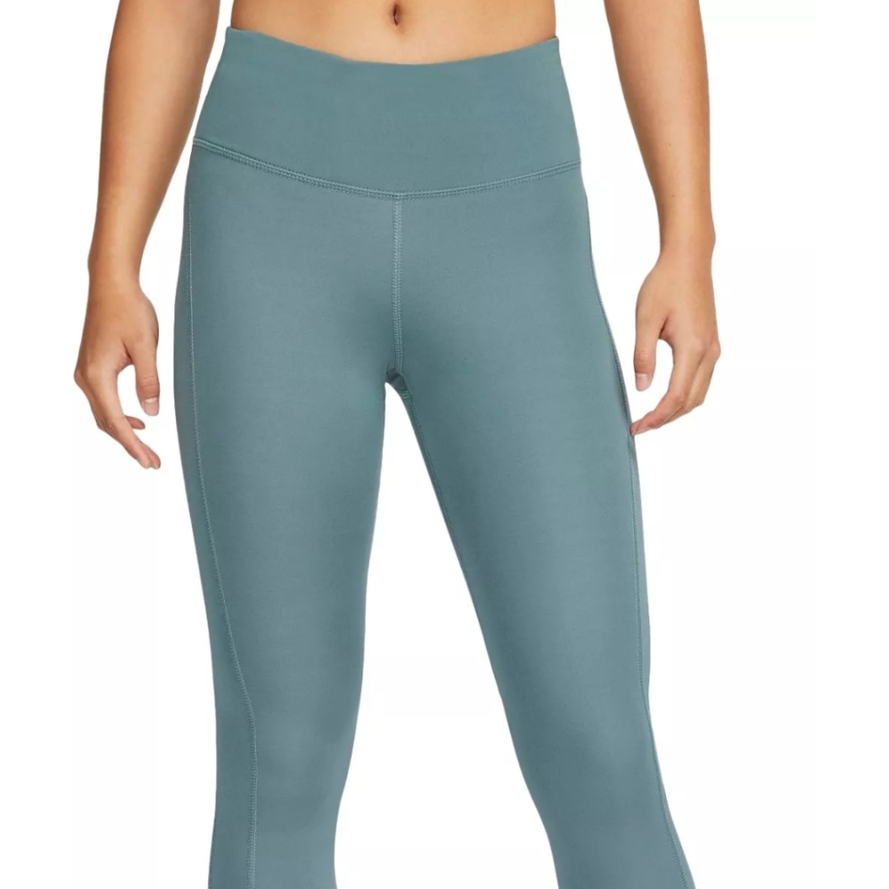 Nike Dri-Fit Mid-Rise Running Leggings - Jade Smoke - Picture 2 of 6